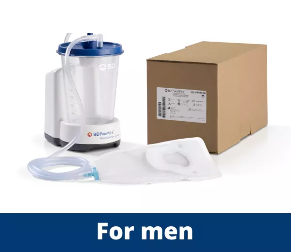 PureWick&trade; Urine Collection System Starter Set With Battery (for Men)